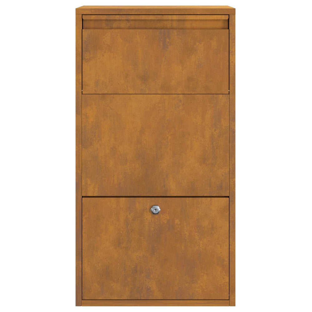 Paketbriefkasten Rostoptik 82 cm – Ansicht 6 von 14