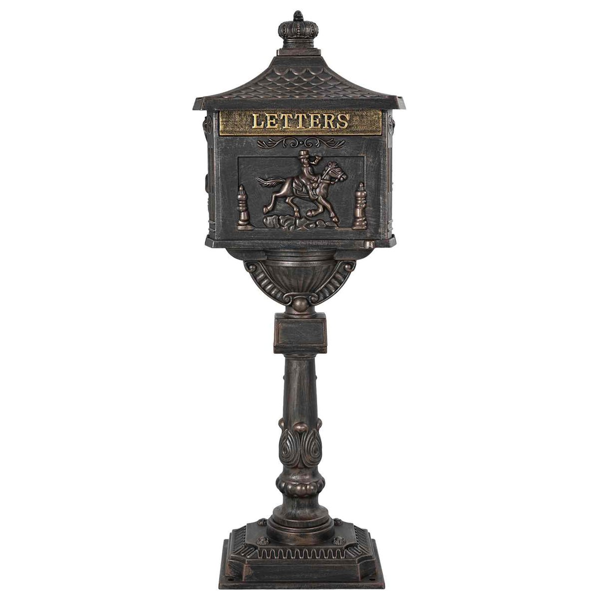 Standbriefkasten Vintage Bronze – Ansicht 2 von 9