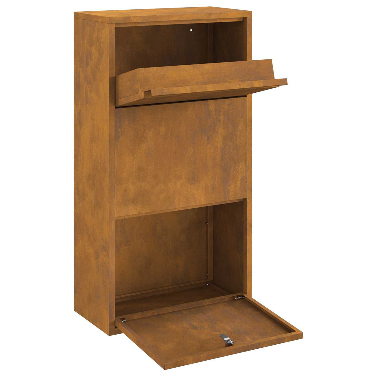 Paketbriefkasten Rostoptik 82 cm – Ansicht 5 von 14