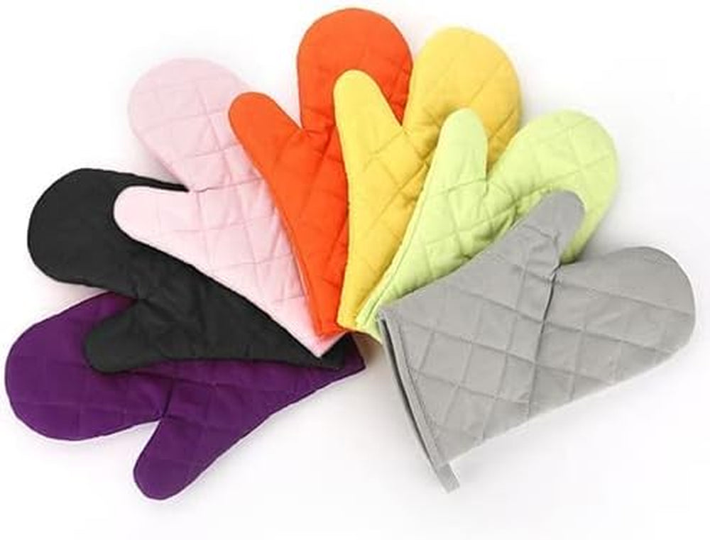 Ofenhandschuhe hitzebeständig lang Schwarz – Ansicht 7 von 7