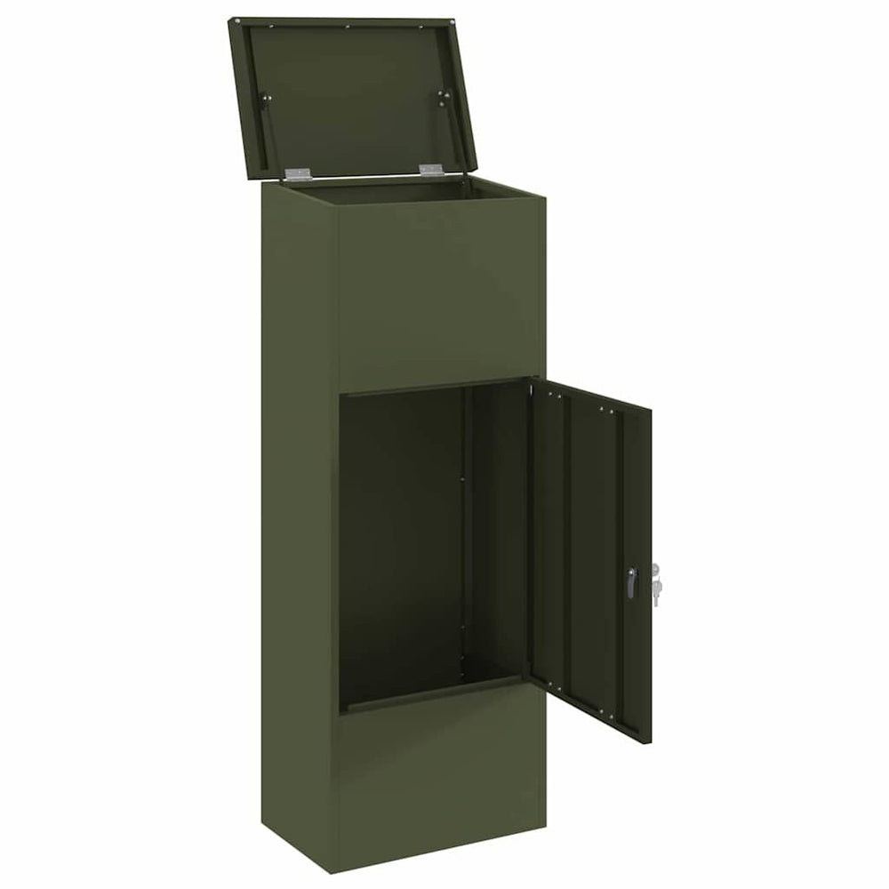 Paketbriefkasten Olivgrün 110,5 cm – Ansicht 4 von 13