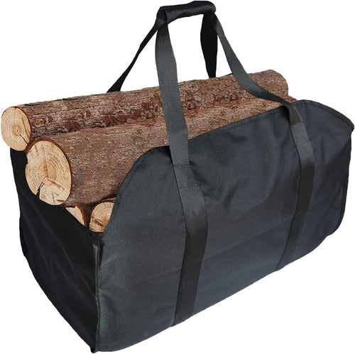 Kaminholztasche groß Schwarz – Ansicht 1 von 8
