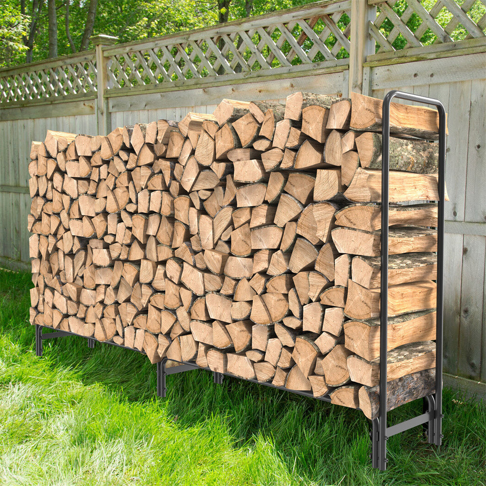 Brennholzregal verstellbar 120 bis 233 cm, Ansicht 3