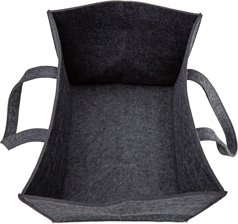 Kaminholzkorb Filz 50 Liter Anthrazit, Ansicht 6