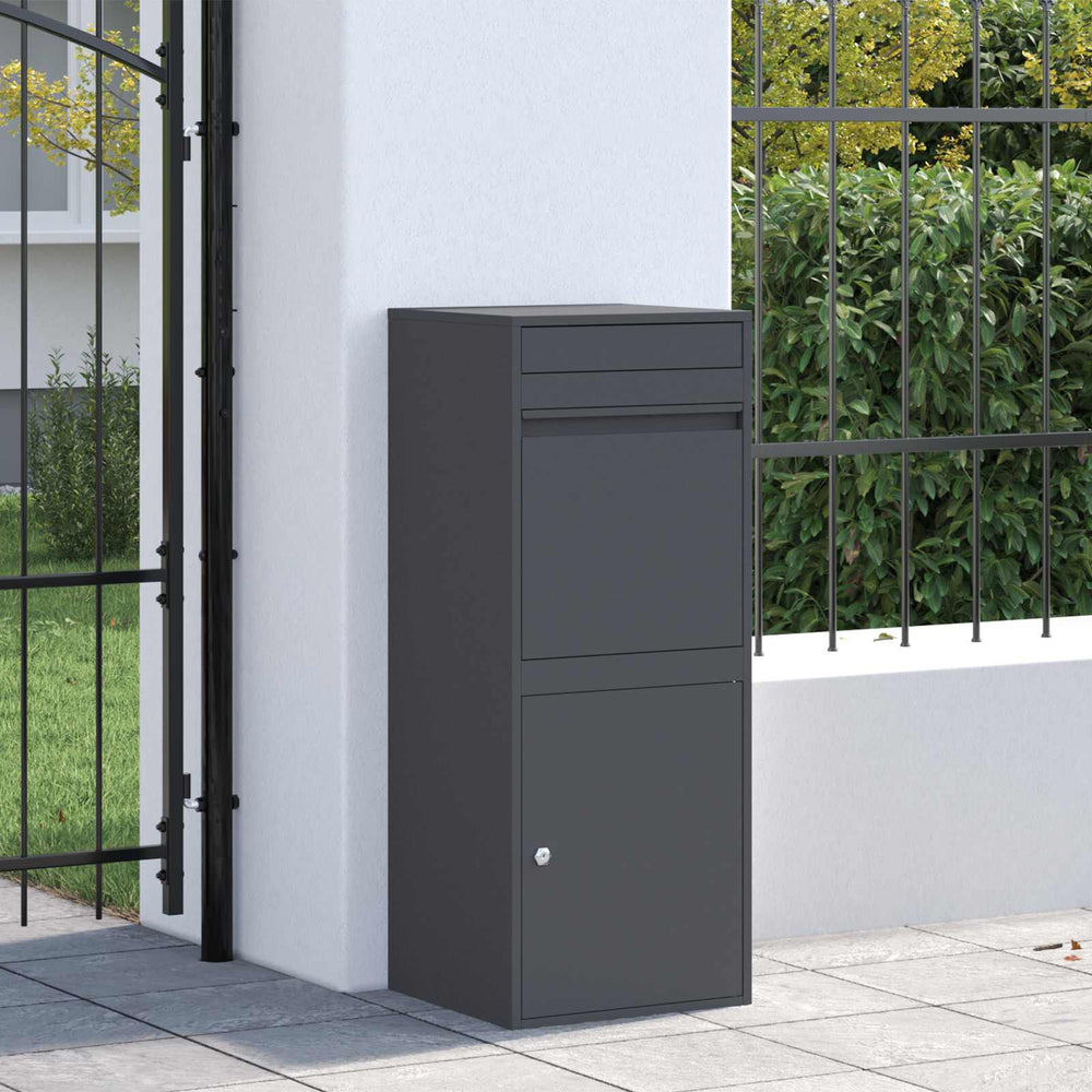 Paketbriefkasten Anthrazit 103 cm, Ansicht 3