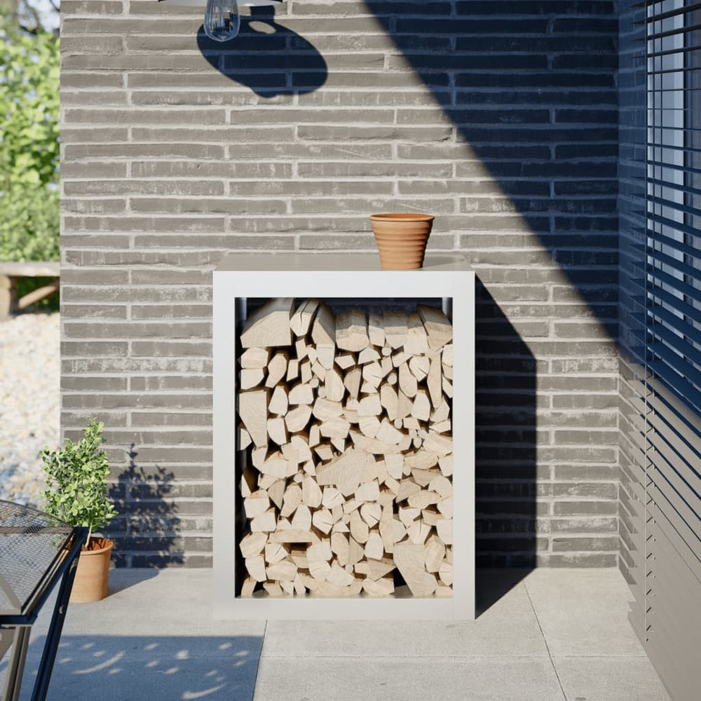 Brennholzregal Stahl 40 cm tief, Ansicht 12
