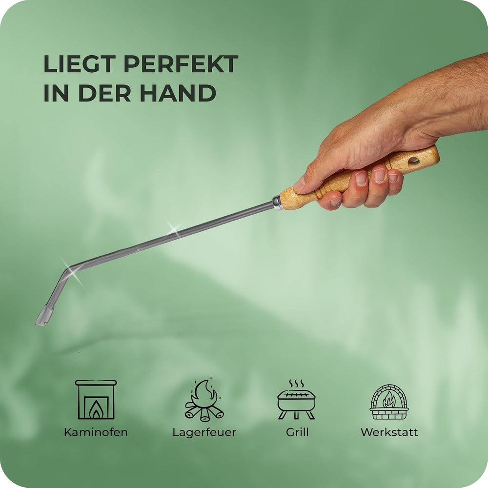 Stocheisen 2er-Set mit Holzgriff, Ansicht 7