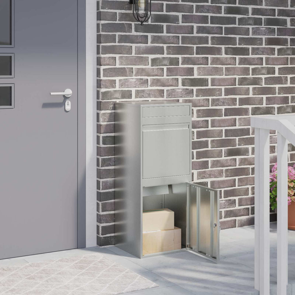 Paketbriefkasten Silber 103 cm, Ansicht 2