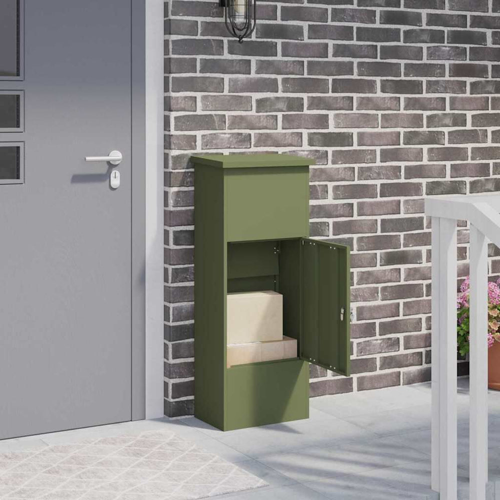 Paketbriefkasten Olivgrün 110,5 cm – Ansicht 2 von 13