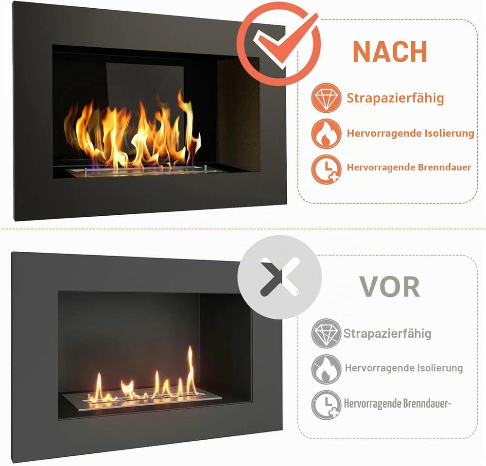 Keramikwolle Bioethanol 6 Stück, Ansicht 5