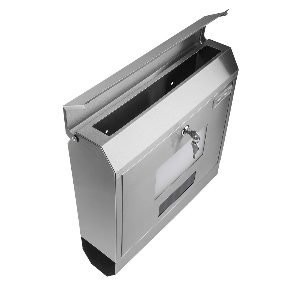 Wandbriefkasten Solar Edelstahldesign, Ansicht 3