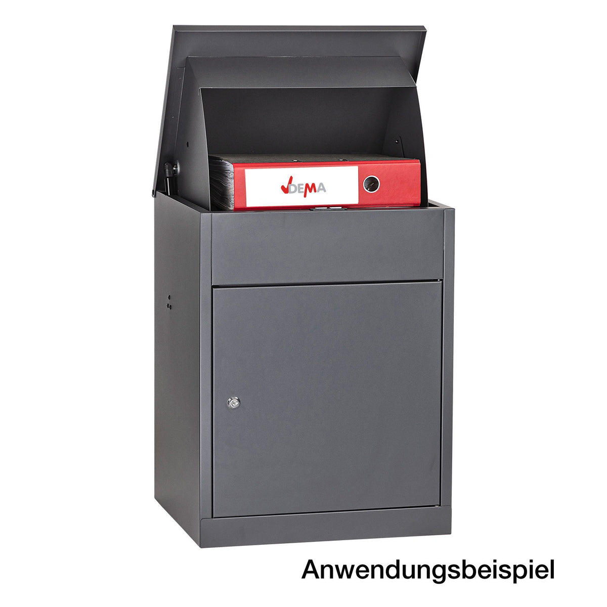 DEMA Paketbriefkasten Offenburg Anthrazit – Ansicht 3 von 5