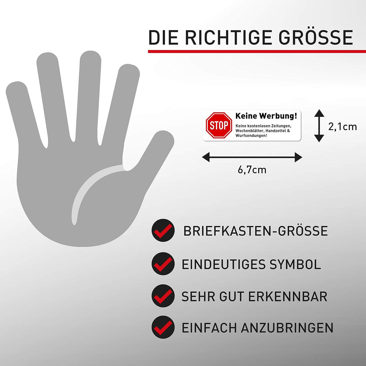 Keine-Werbung-Aufkleber 13er-Set, Ansicht 4