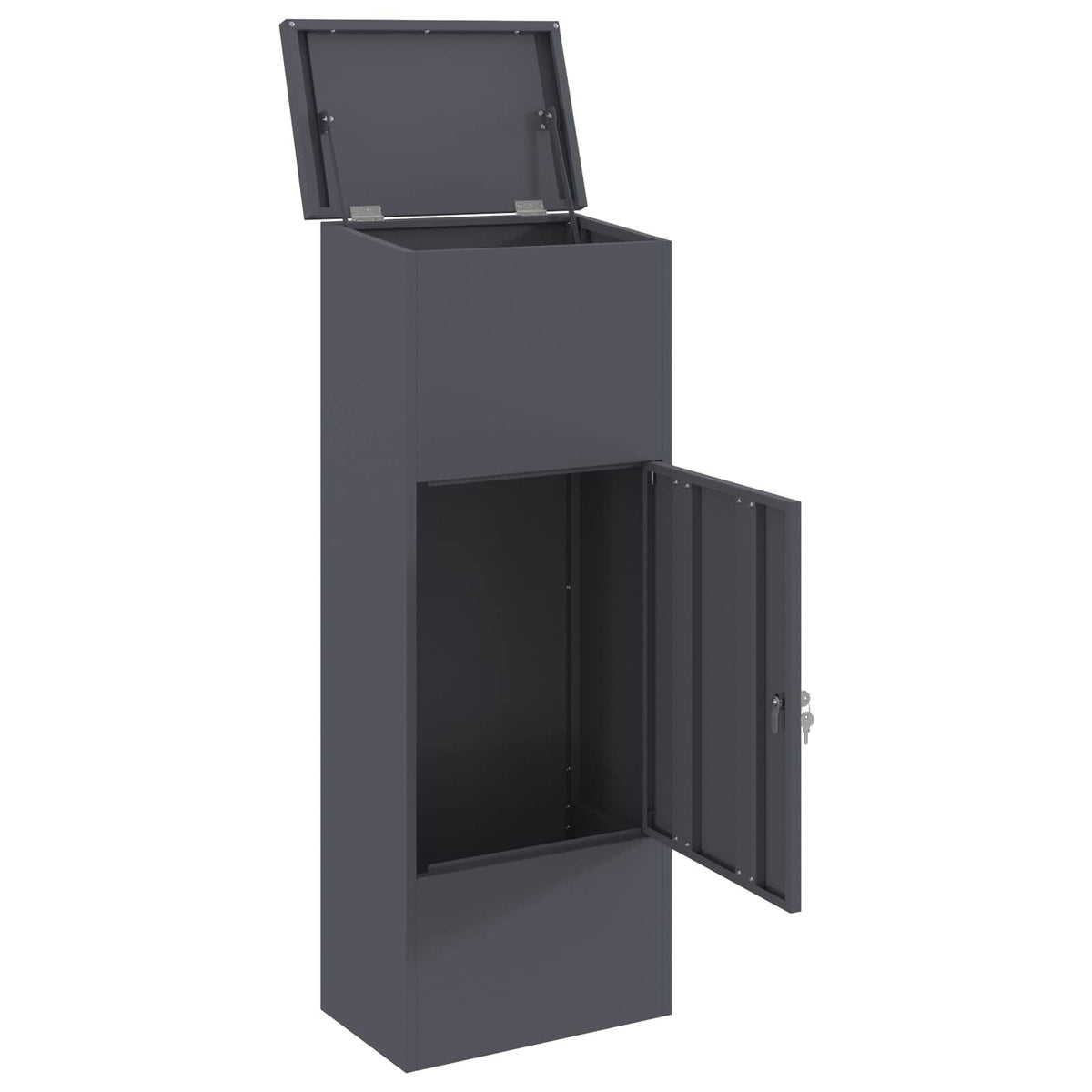 Paketbriefkasten Anthrazit 110,5 cm – Ansicht 4 von 14