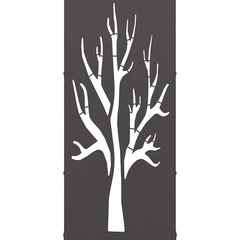 Brennholzregal Schwarz 40 × 30 × 80 cm, Ansicht 9