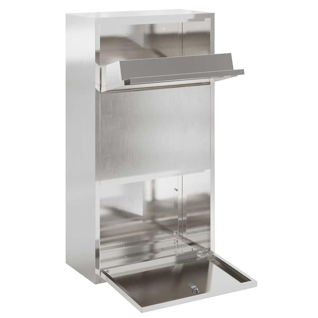 Paketbriefkasten Silber 82 cm – Ansicht 4 von 12