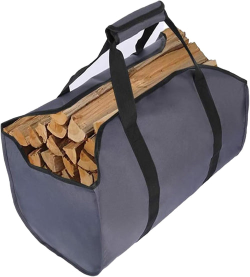 Kaminholztasche groß Grau – Ansicht 1 von 9