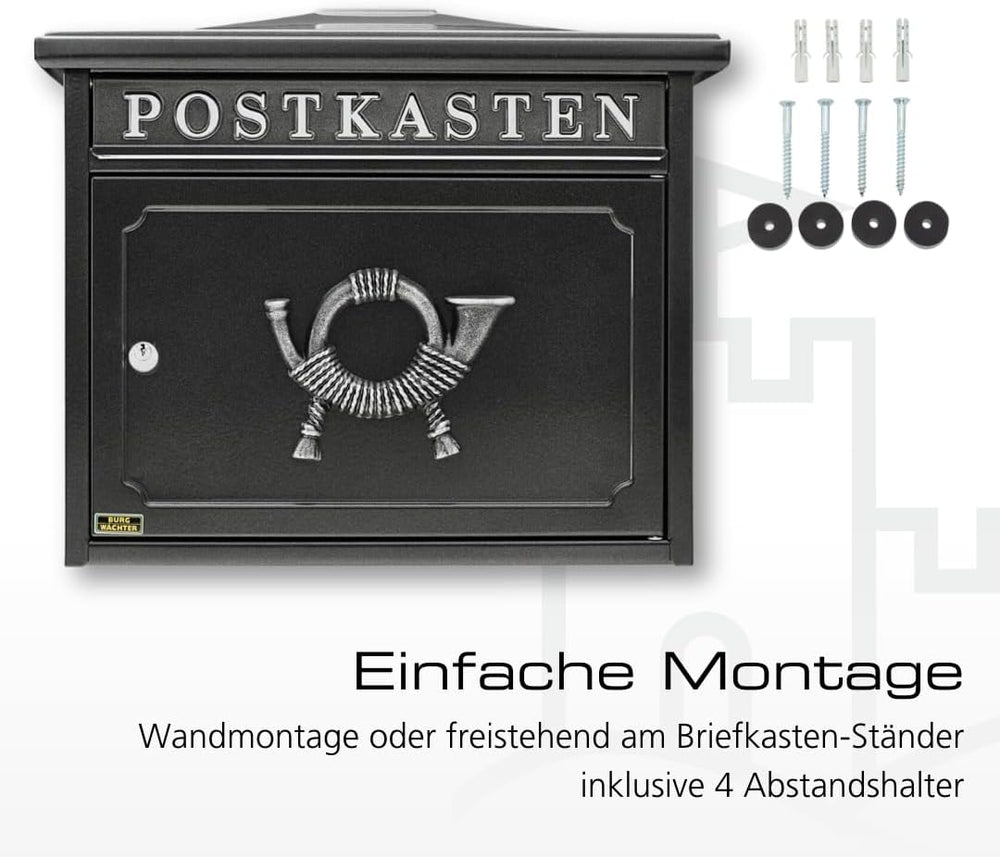 Wandbriefkasten Alteisen groß – Ansicht 5 von 6