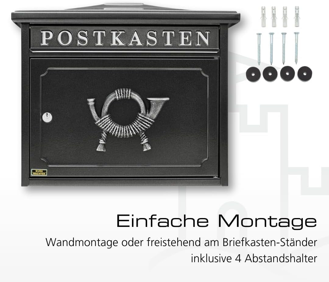 Wandbriefkasten Alteisen groß – Ansicht 5 von 6